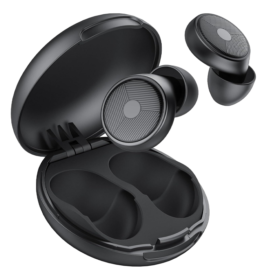 Ear Plugs for Sleeping Noise Cancelling -45dB, Soft and Reusable Silicone Hearing Protection Earplugs with 8 Eartips and Carrying Case, for Sleeping, Concert, Working, Studying, Traveling (Black)