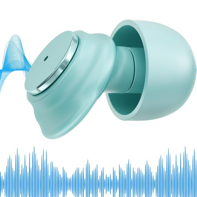 Ear Plugs for Sleeping Noise Cancelling, 45dB Hearing Protection for Concerts Earplugs Noise Reduction Reusable Soft Silicone Ear Plugs for Snoring Airplanes Travel, Study with 5Pair Ear tips - Image 3